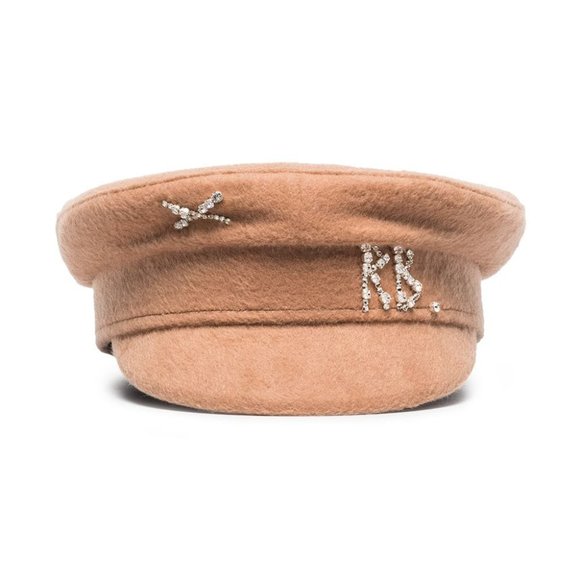 Ruslan Baginskiy logo-embellished baker boy hat